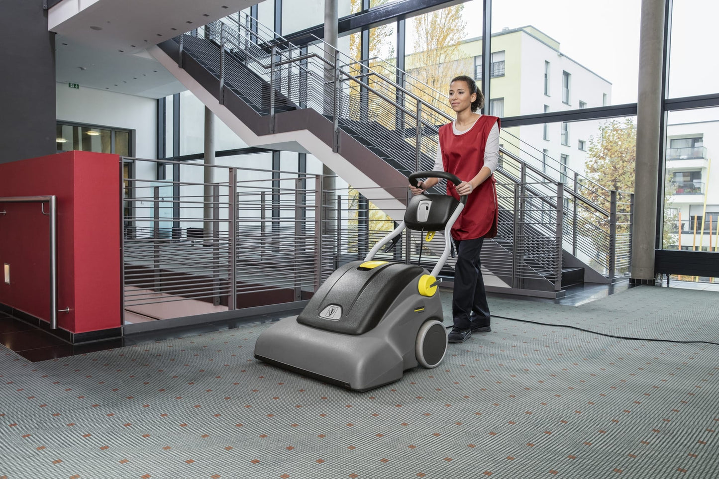 Karcher CV 66/2 CUL Upright Brush-Type Wide-Area Vacuum Cleaner
