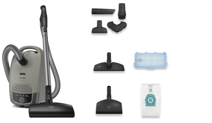 Miele Guard S1 Electro Canister Vacuum - Casa grey