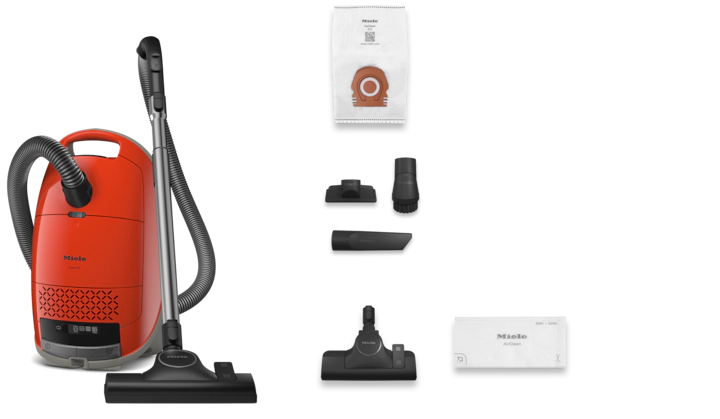 Miele Guard M1 Canister Vacuum - Terra red