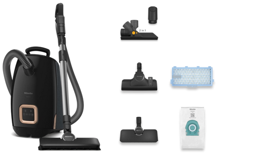 Miele Guard L1 AllFloor Canister Vacuum - Obsidian black Miele