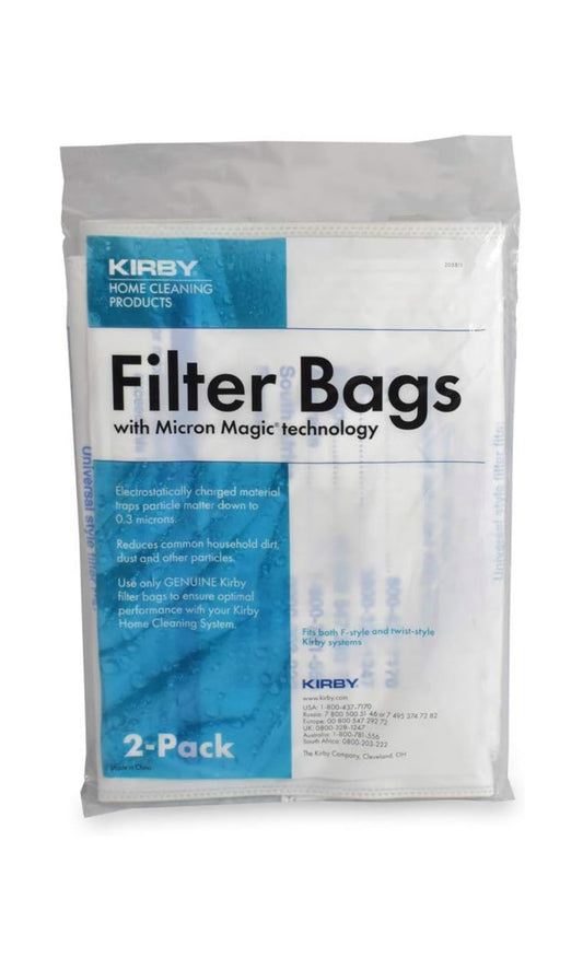 Kirby Micron Magic HEPA Filter Bags 2-Pack