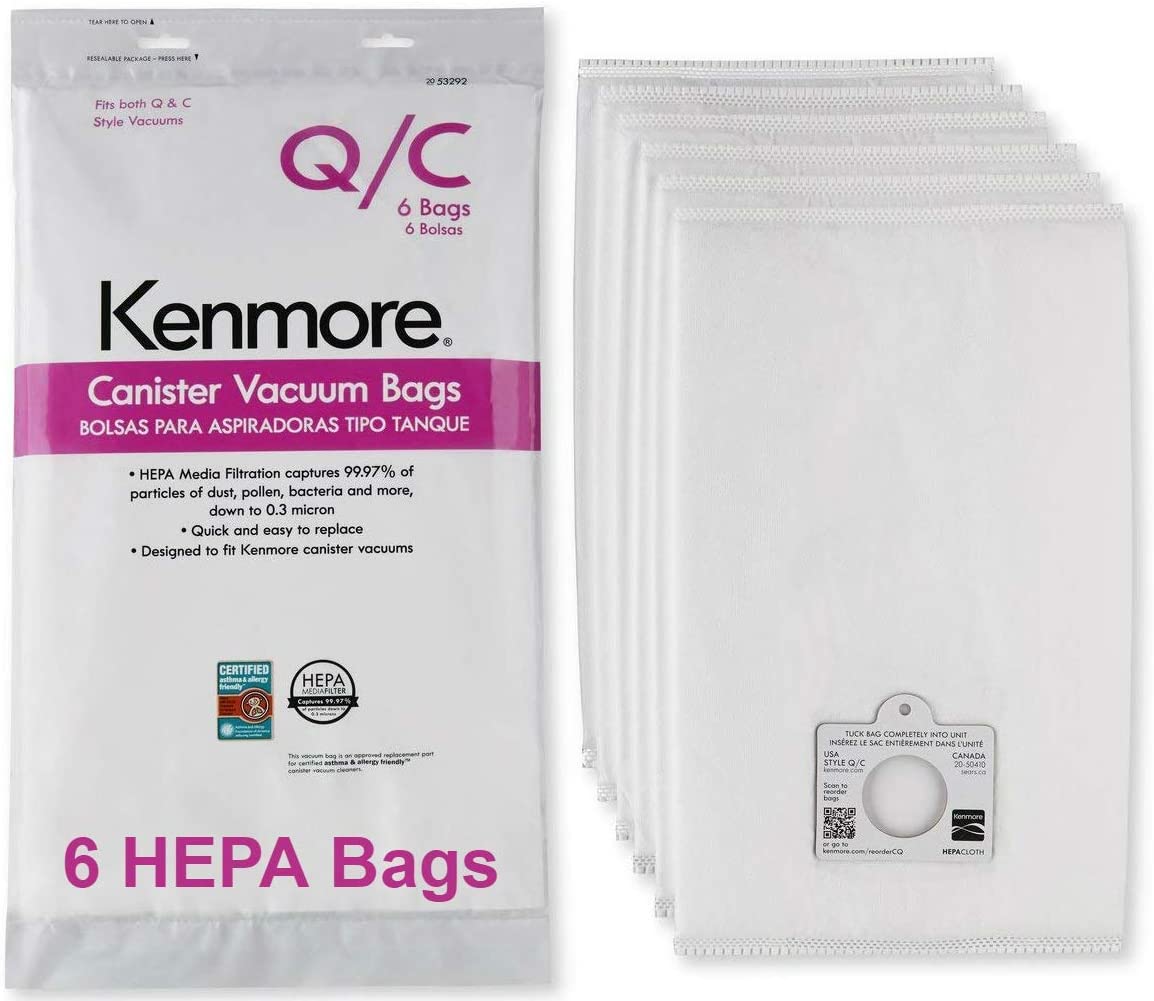 Kenmore Type Q/C Hepa Bags Kenmore