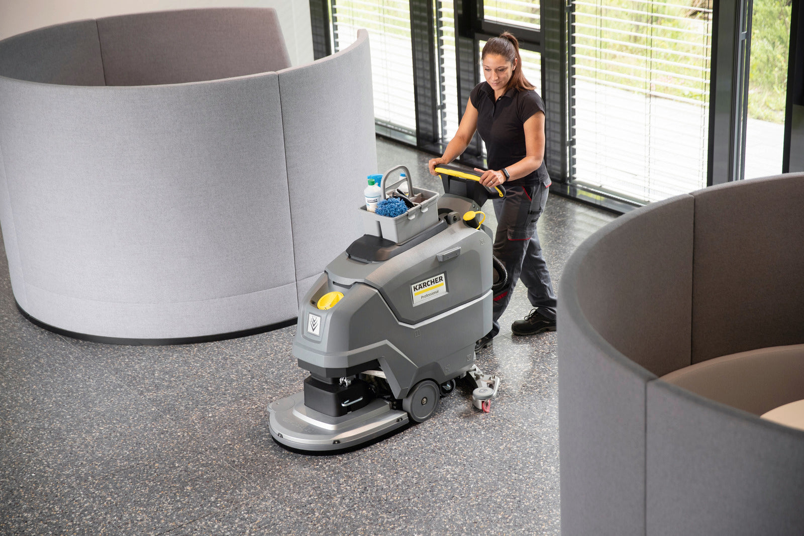 Karcher BD 50/55 W Classic Bp Scrubber Drier  tight spaces