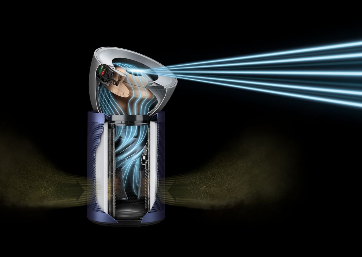 Dyson Purifier Big+Quiet Formaldehyde BP03 (Bright Nickel/Prussian Blue) Dyson