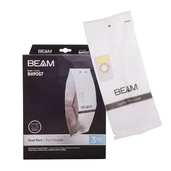 Beam B69057 Dual Port Central Vacuum Bags Beam