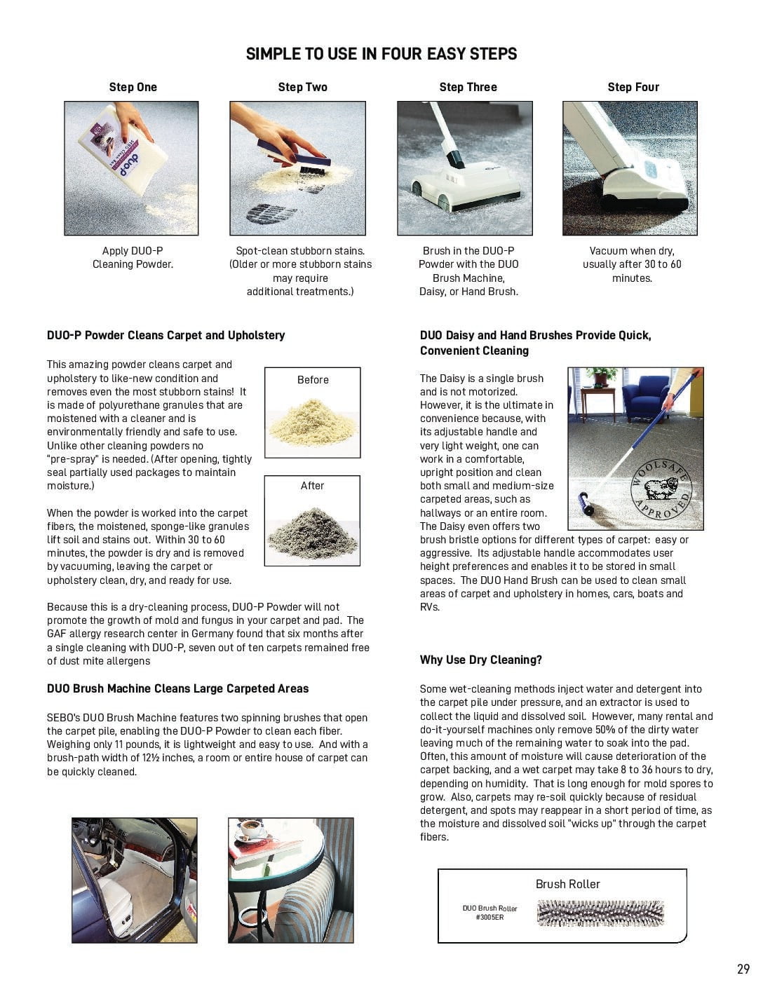Sebo Duo-P Cleaning Powder