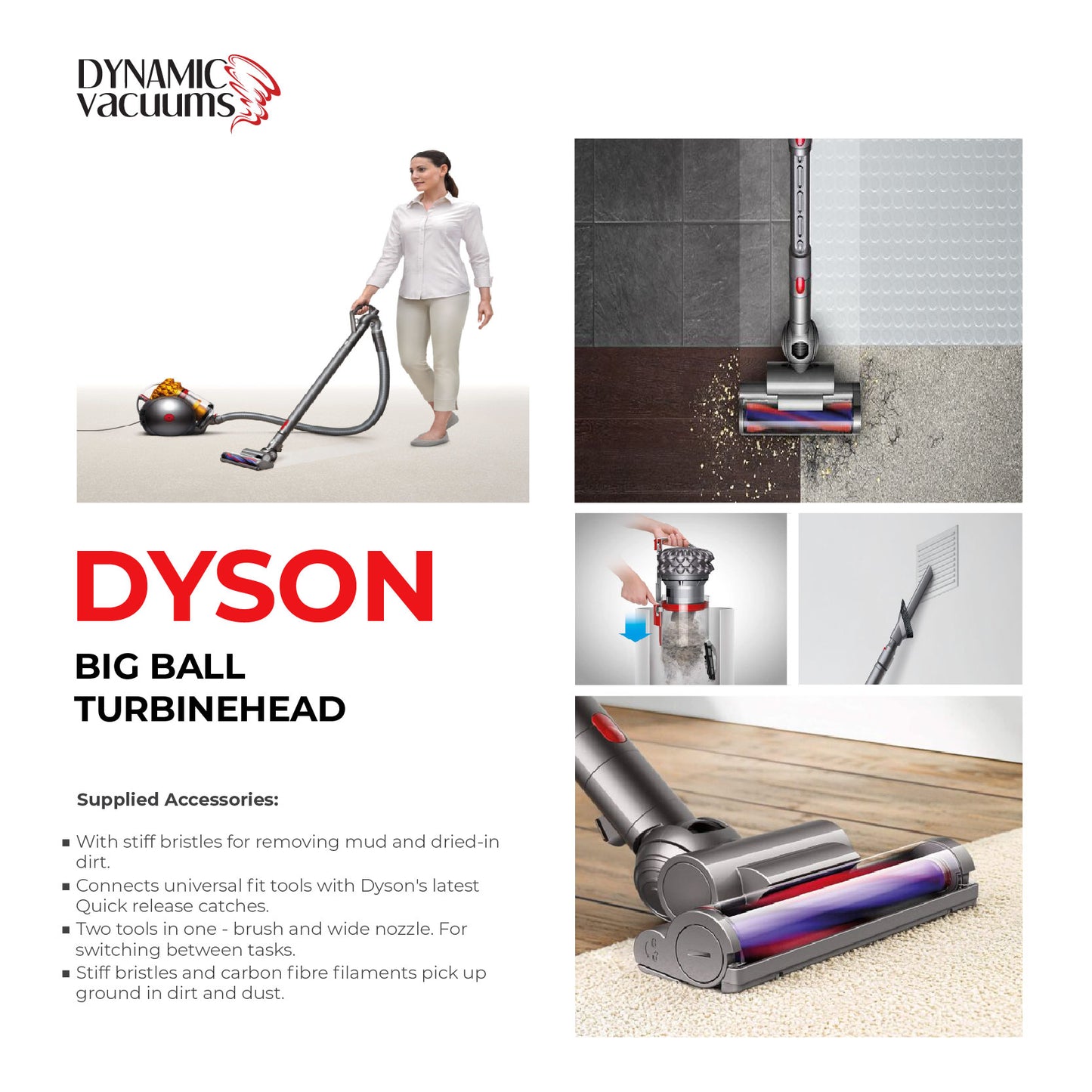 Dyson Big Ball Turbinehead Canister Vacuum
