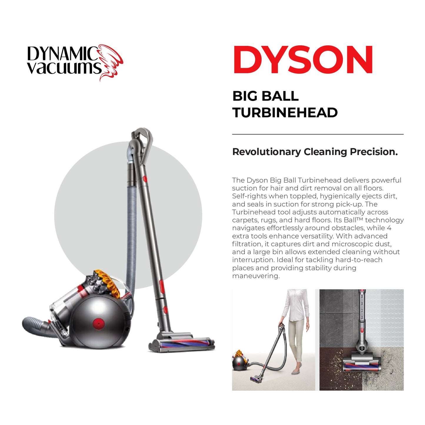 Dyson Big Ball Turbinehead Canister Vacuum