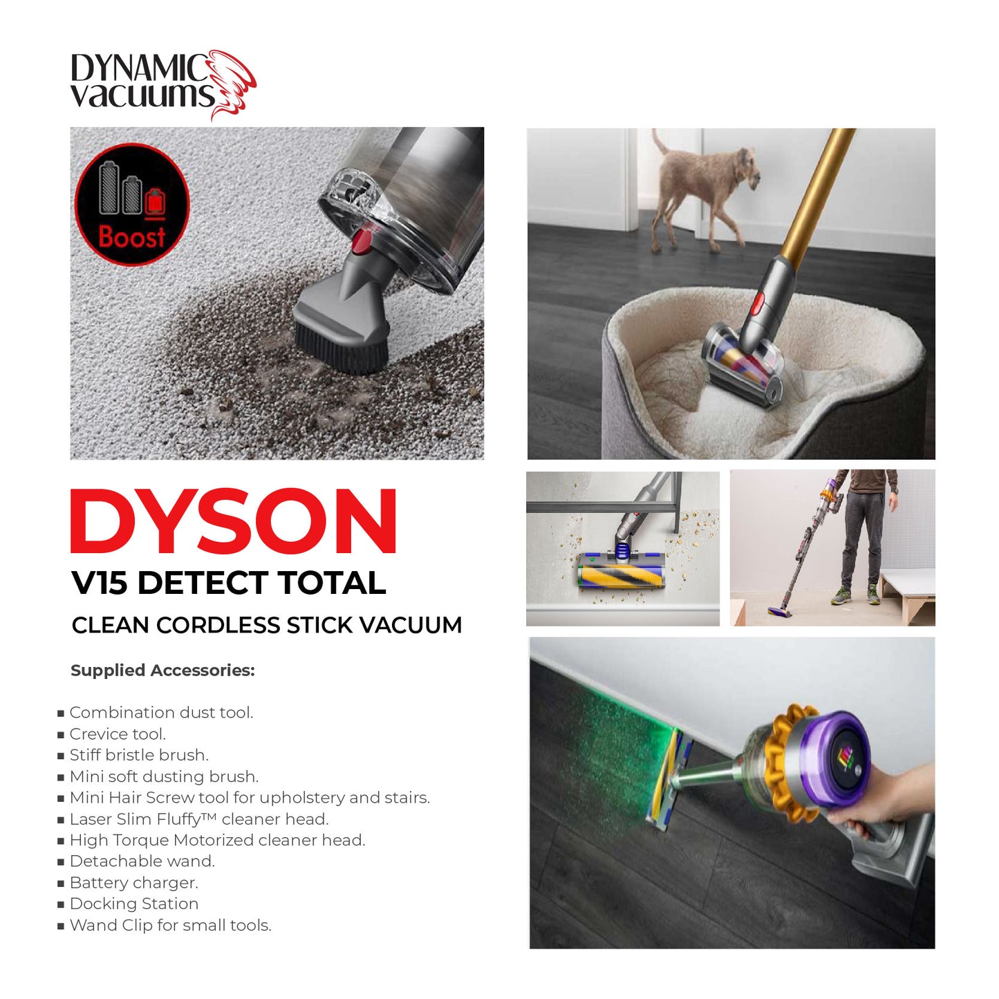 Dyson V15 Cordless Stick Vacuum