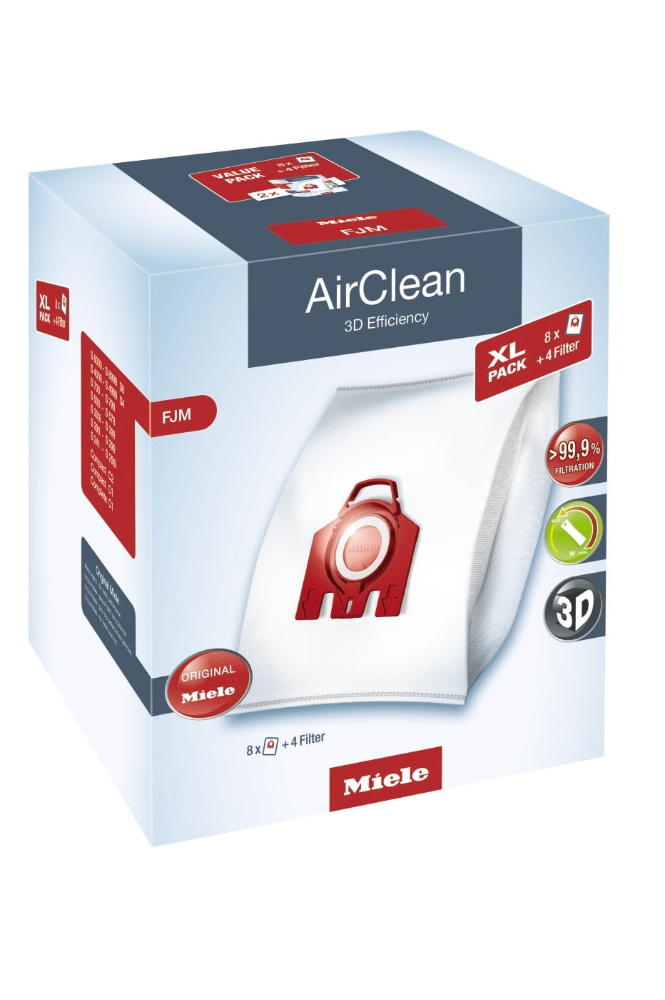 Miele FJM AirClean Dustbag ValuePack Miele