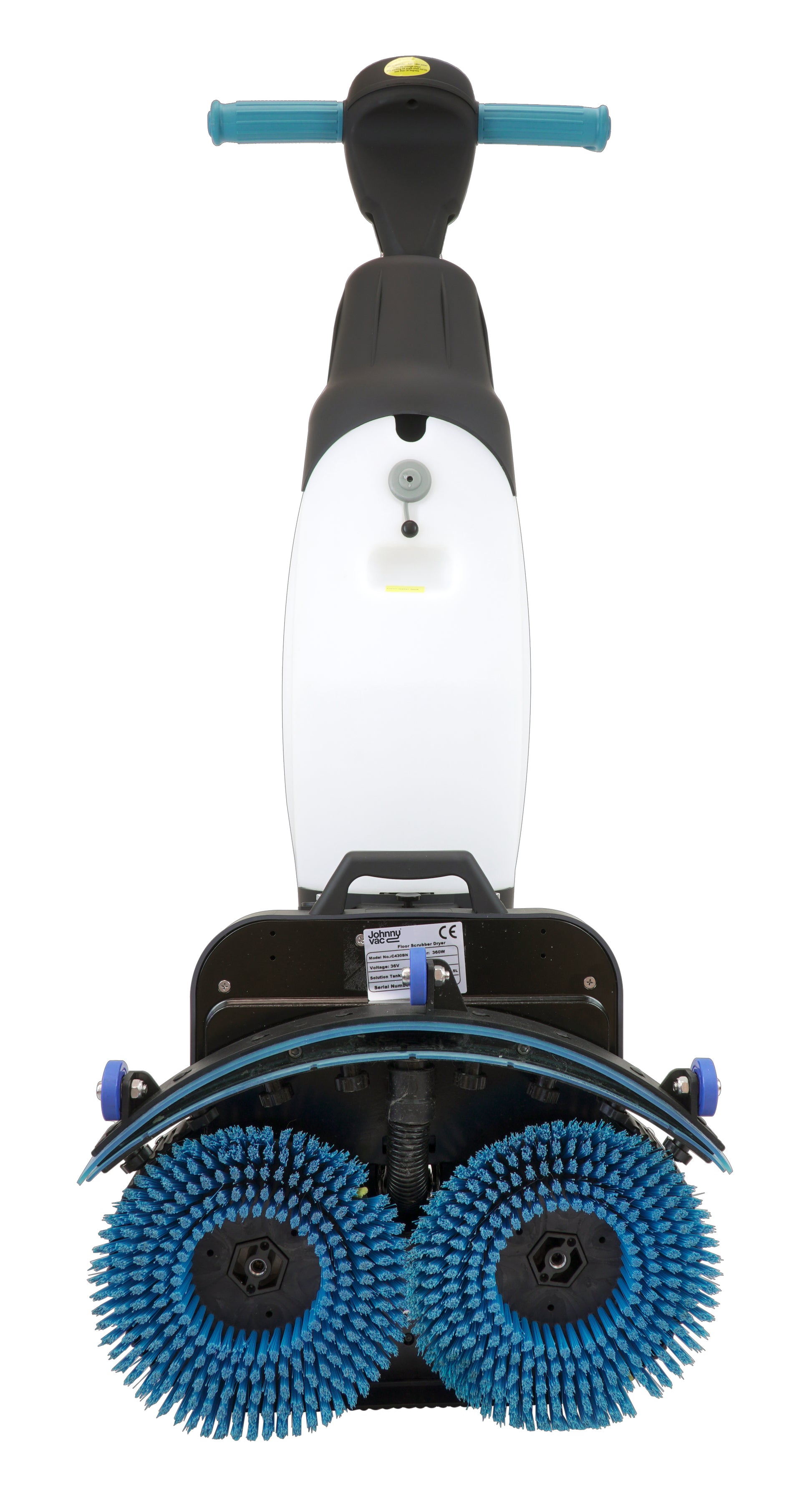 Johnny Vac JVC43B Autoscrubber dual brushes view