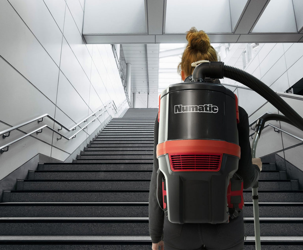Numatic NaceCare Latitude RBV 150NX – Battery Powered Backpack Vacuum Numatic