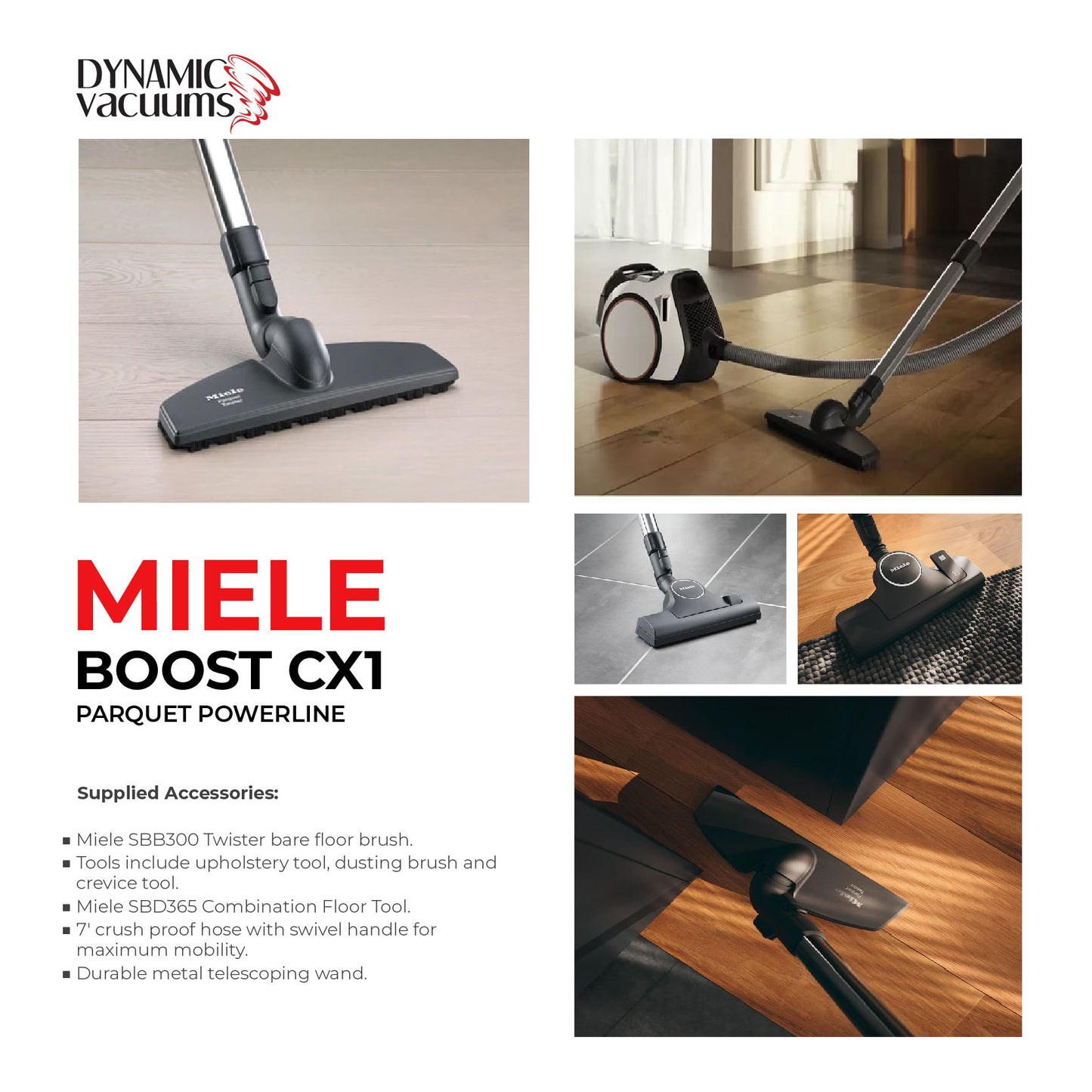 Miele Boost CX1 Parquet Powerline