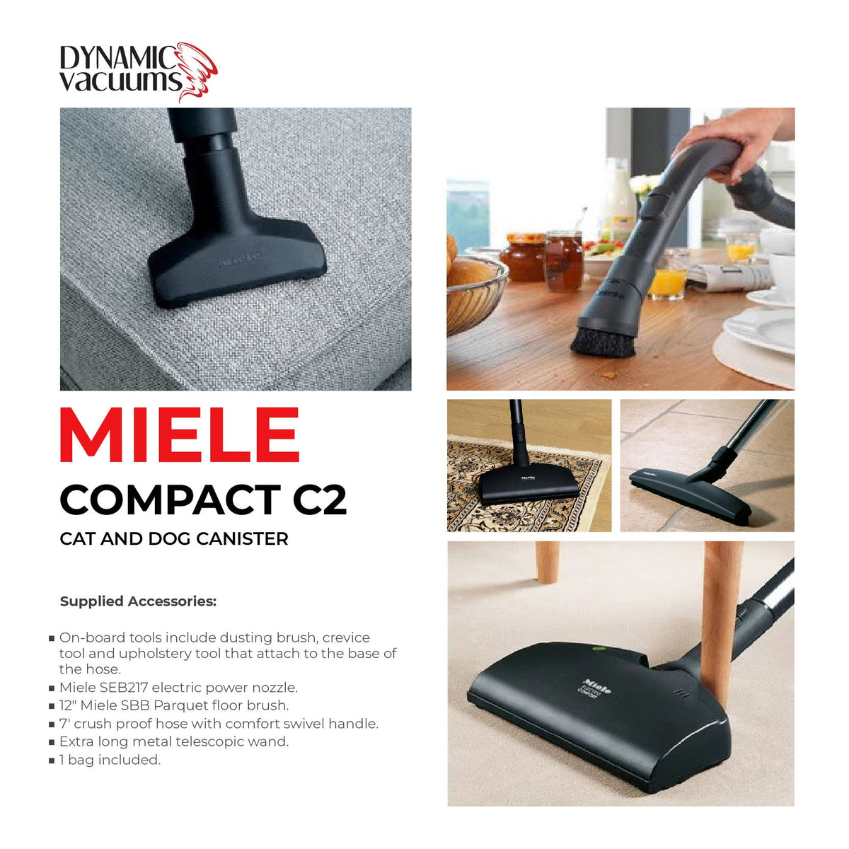 Miele Compact C2 Cat and Dog Canister Miele