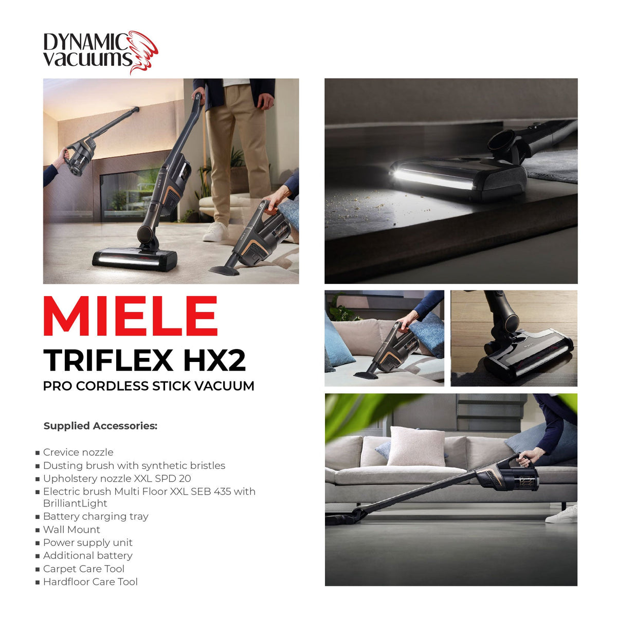 Miele Triflex HX2 Pro Cordless Stick Vacuum Miele