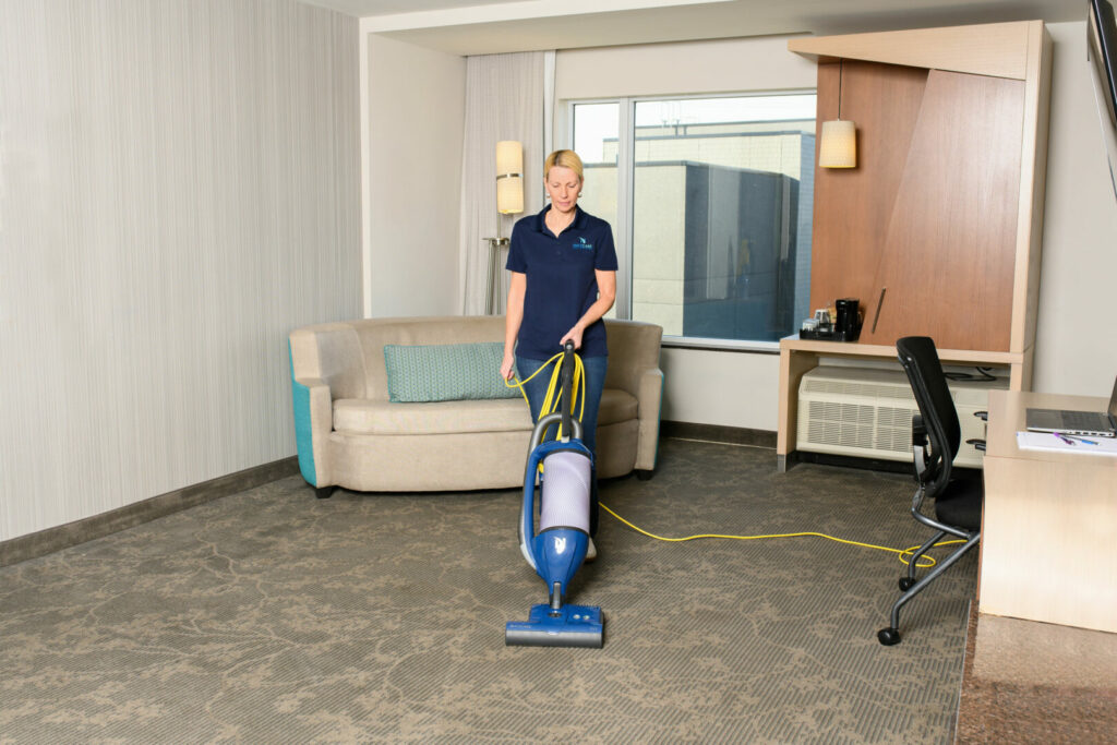 Nacecare N12S - 12" Dual Motor Commercial Upright Vacuum with Swivel Neck