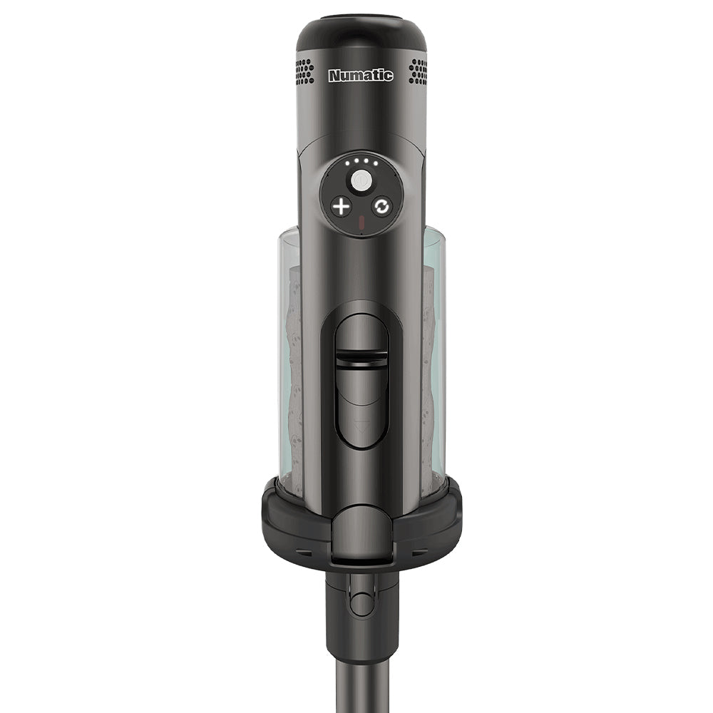 Nacecare Numatic The Quick Commercial Cordless Stick Vacuum controls