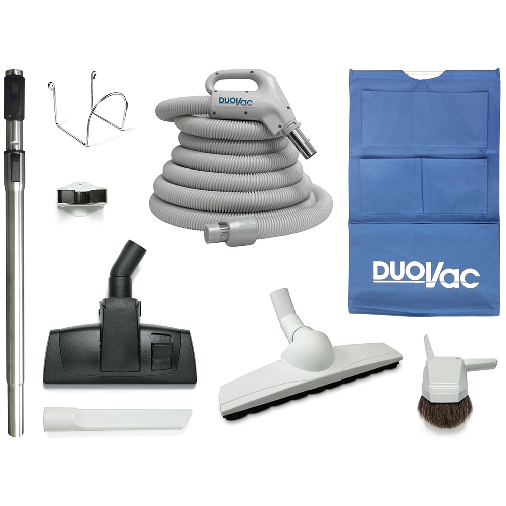 Ultra Premium Air Central Vacuum Kit with 30 35 40 ft hoses
