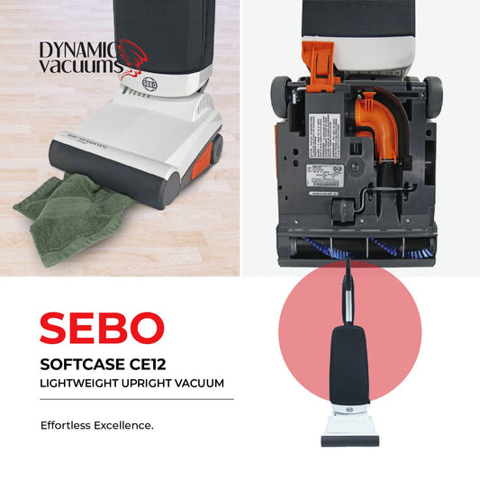 SEBO SOFTCASE CE12 Lightweight Upright Vacuum Sebo