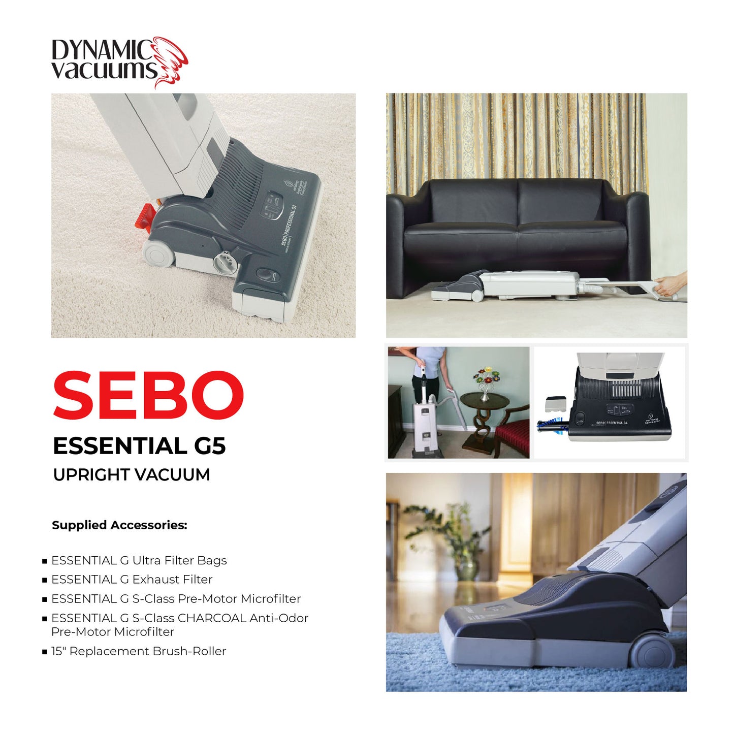 Sebo Essential G5 Upright Vacuum