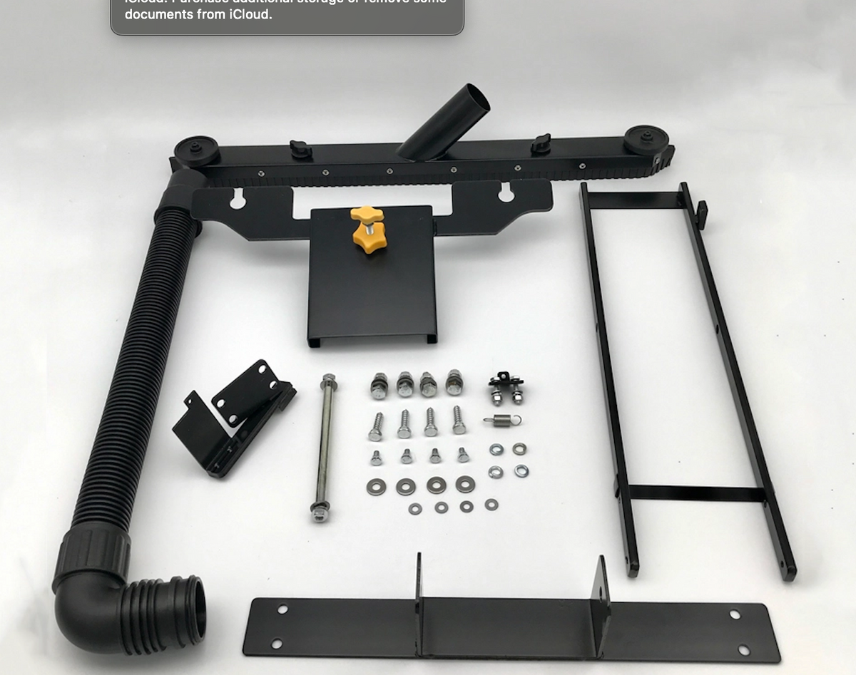 Powr-Flite Front mount squeegee kit for PF55 and PF57 Wet/Dry Vacuum Powr-Flite