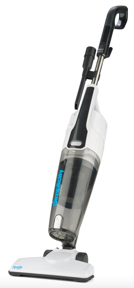 Simplicity Corded Bagless Stick Vacuum White with tools