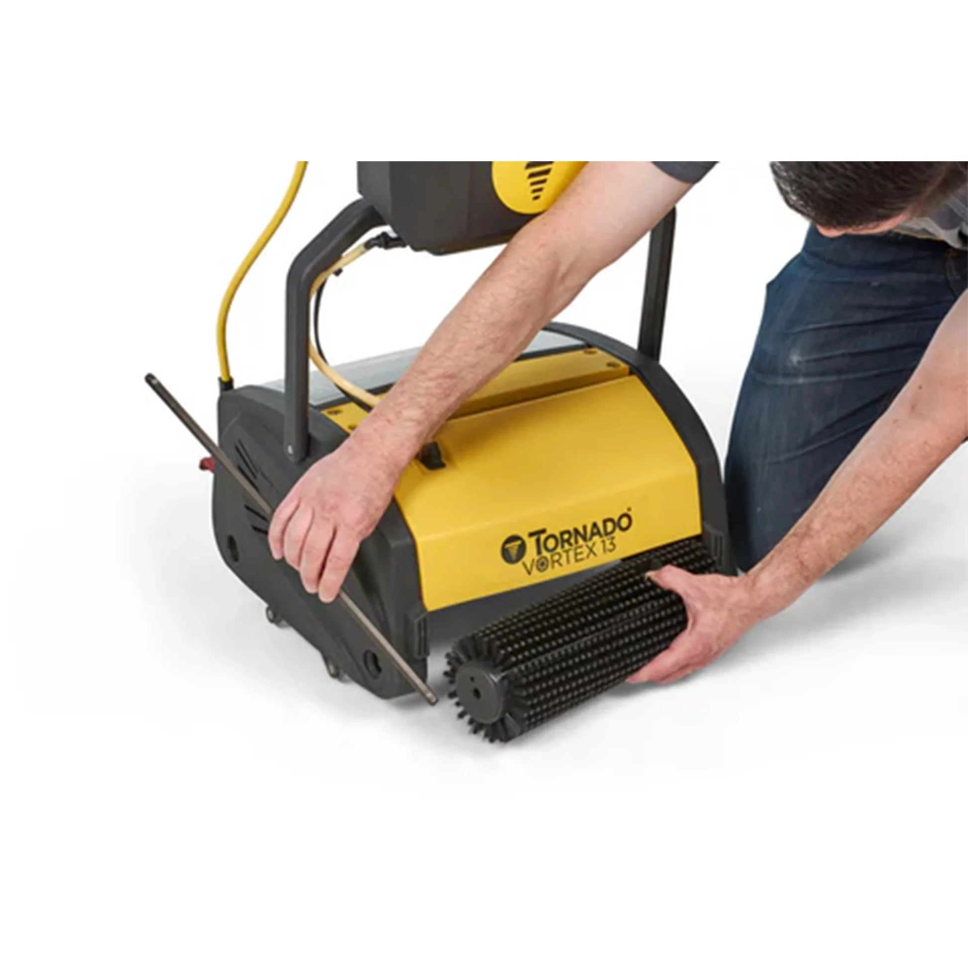 Tornado Vortex 13 Multi-Surface Scrubber TS050-W13-U removing roller for cleaning and maintenance