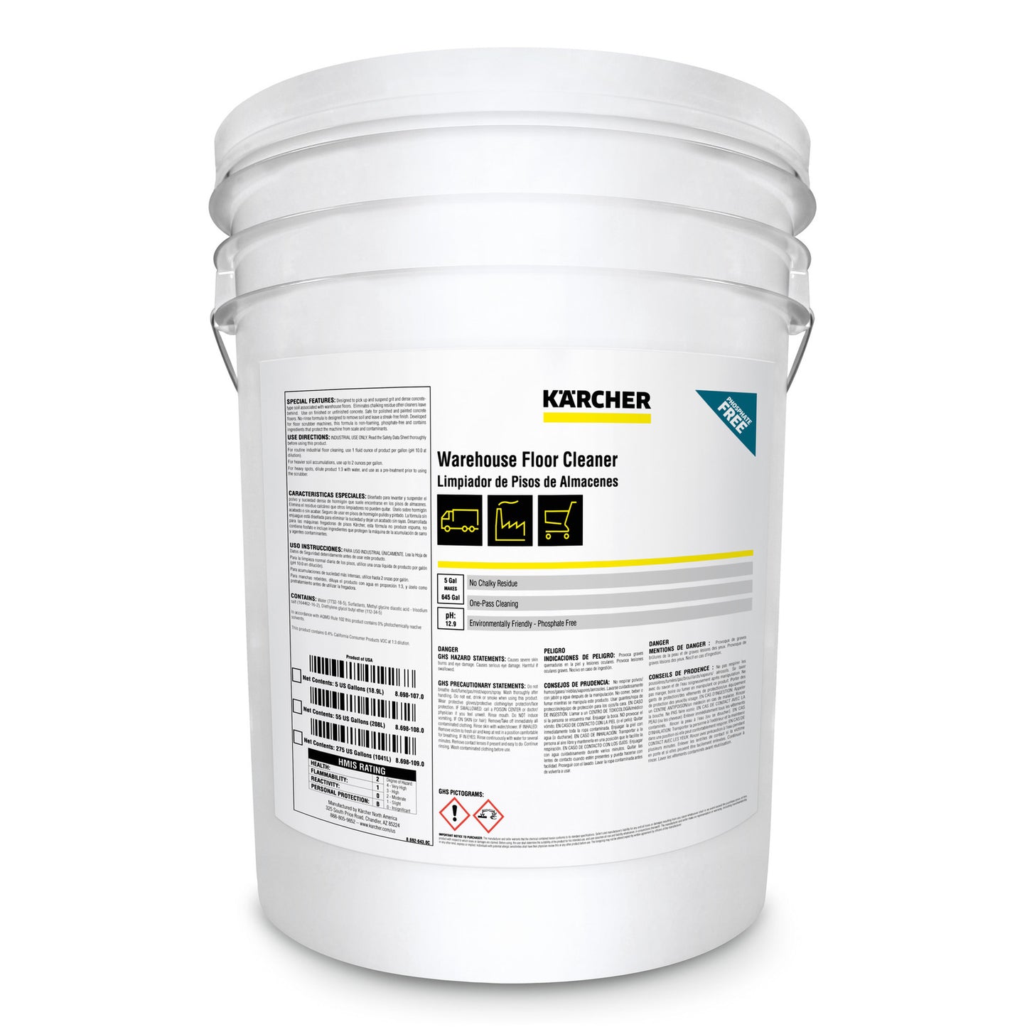Karcher Warehouse Floor Cleaner KD- 590 (5 GALLON) 8.698-107.0