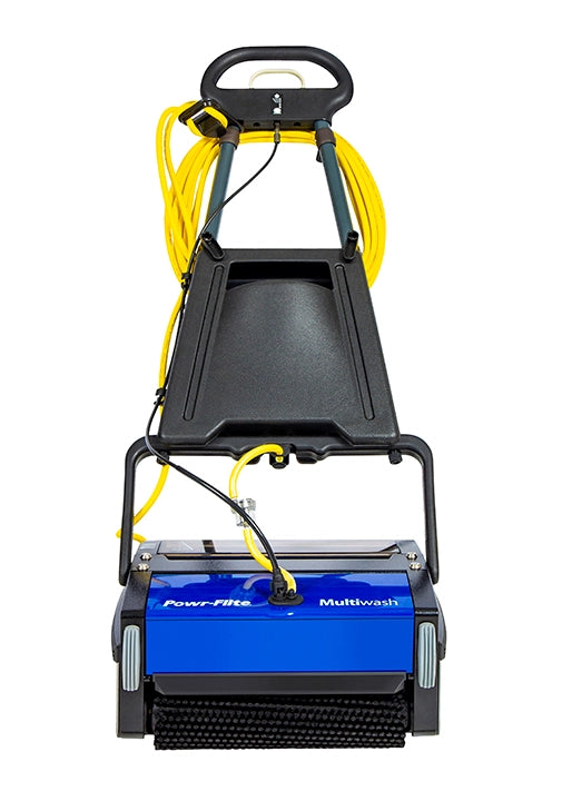 Powr flite scrubPowr-Flite Multiwash 14" Multi-Surface Automatic Scrubber front