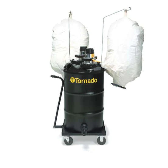 Tornado Jumbo Electric Dual Electric 2.25 HP Wet-Dry Jumbo Industrial Vacuum - 95960
