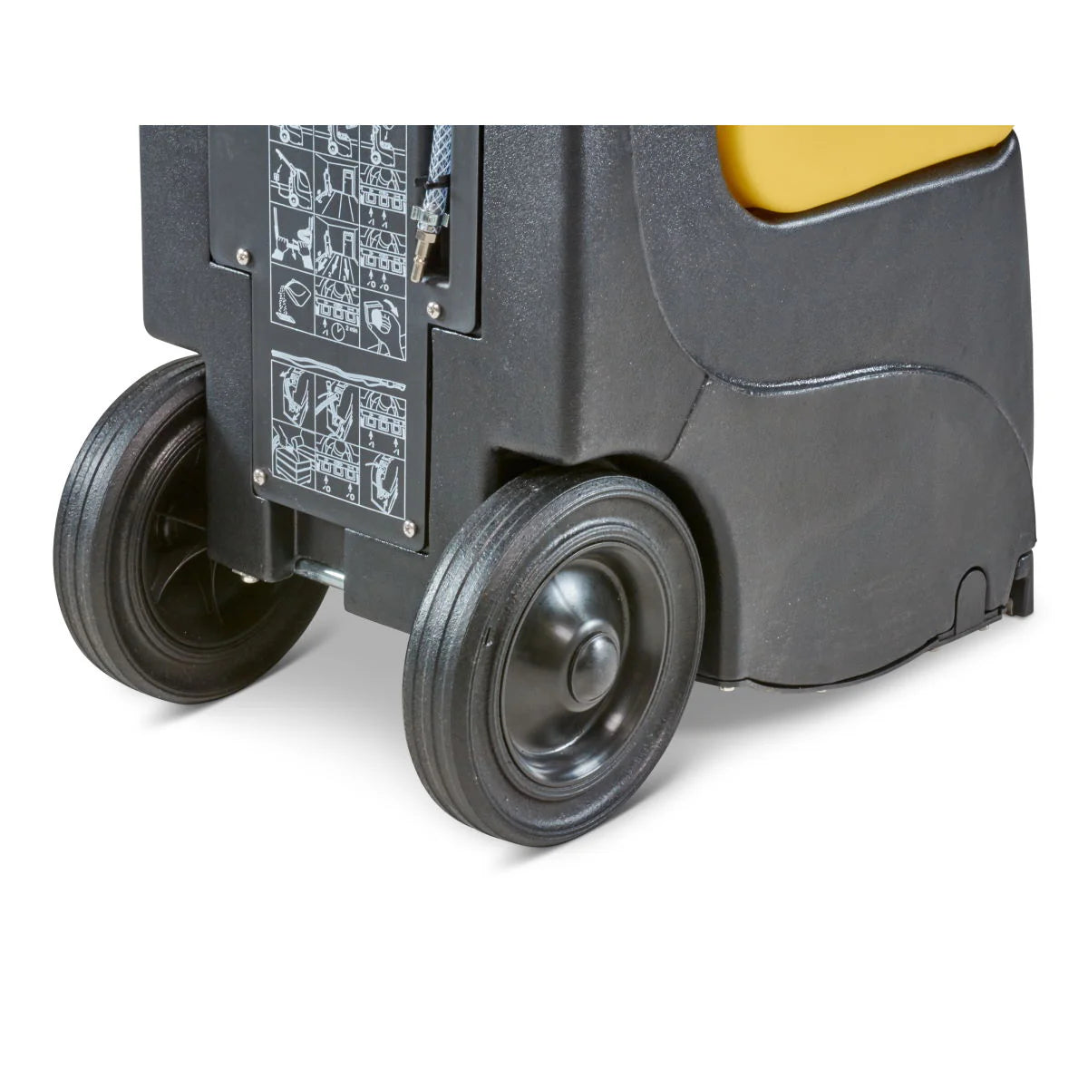 Tornado® Mini-Marathon 370 Self-Contained Carpet Extractor (3.7 Gallons) - 12" Head rear wheels large