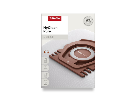 Miele HyClean Pure CO Pack Of 4 Vacuum Bags - For M1 Models