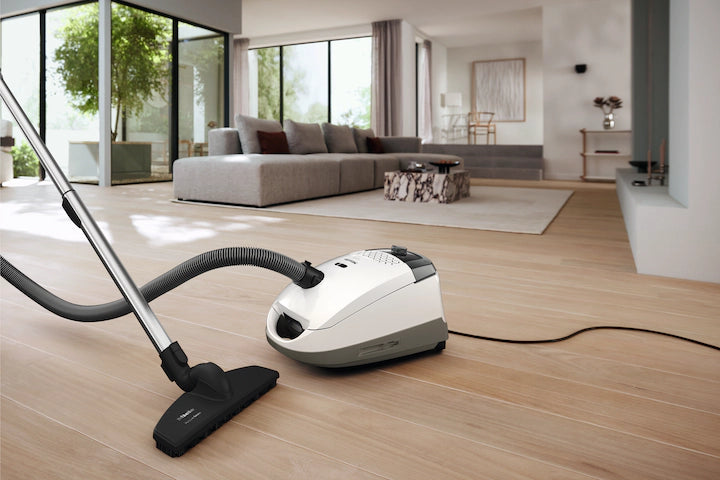 Miele Guard S1 Parquet Flex Canister Vacuum - Brilliant White
