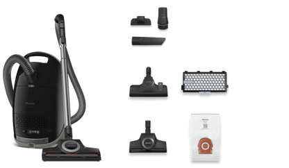 Miele Guard M1 Cat & Dog Canister Vacuum Cleaner - Obsidian black