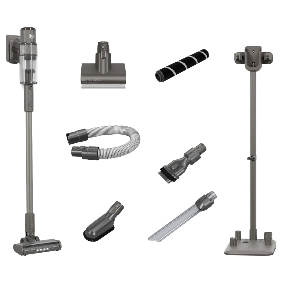 SEBO Balance A1 Cordless Stick Vacuum - Magenta