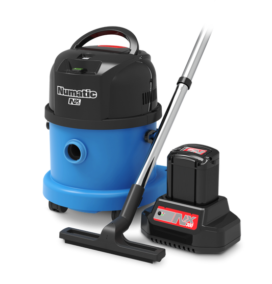 Numatic Nacecare WVB 370NX Wet/Dry Battery Vacuum