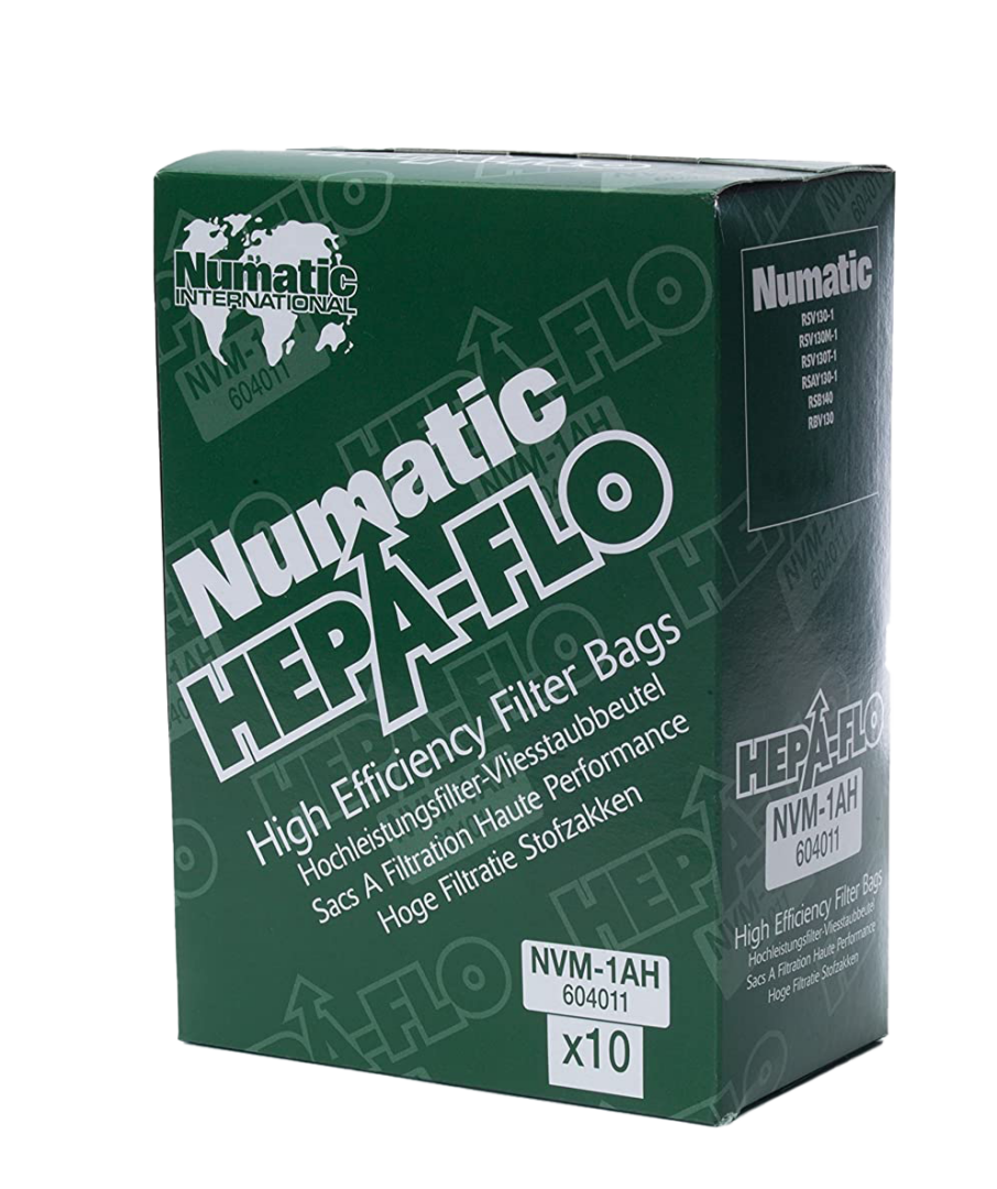 Numatic NVM 1AH Hepaflo Bags - Pack Of 10