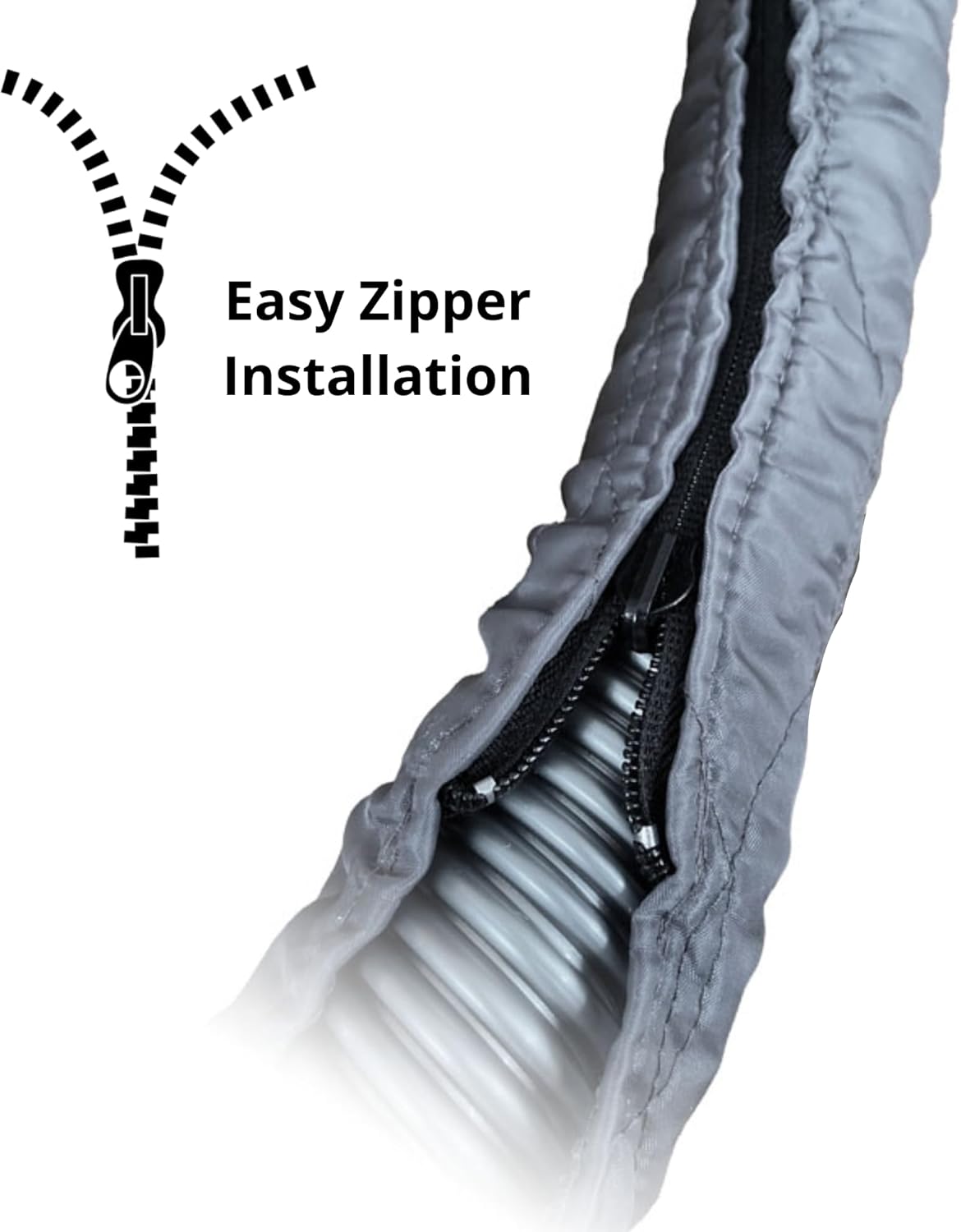 Padded Hose Cover with zipper