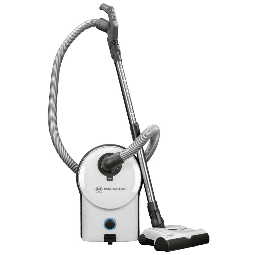 Sebo Airbelt D4 Premium White Canister Vacuum