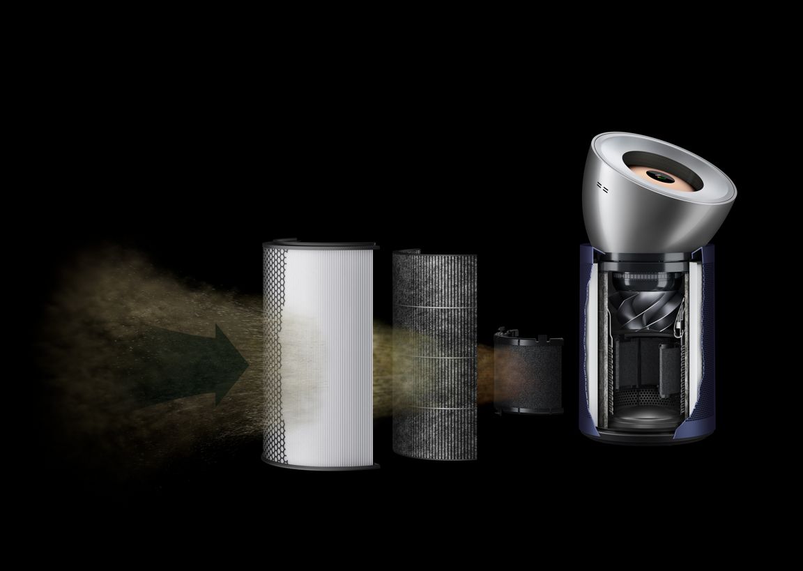 Dyson Purifier Big+Quiet Formaldehyde BP03 (Bright Nickel/Prussian Blue)