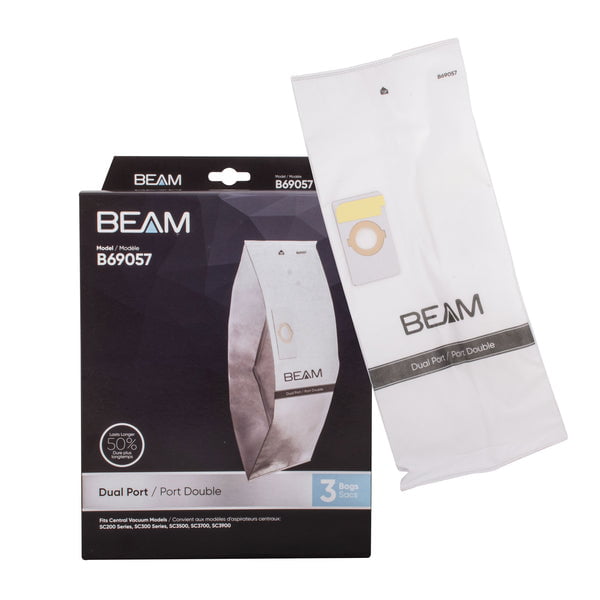 Beam B69057 Dual Port Central Vacuum Bags