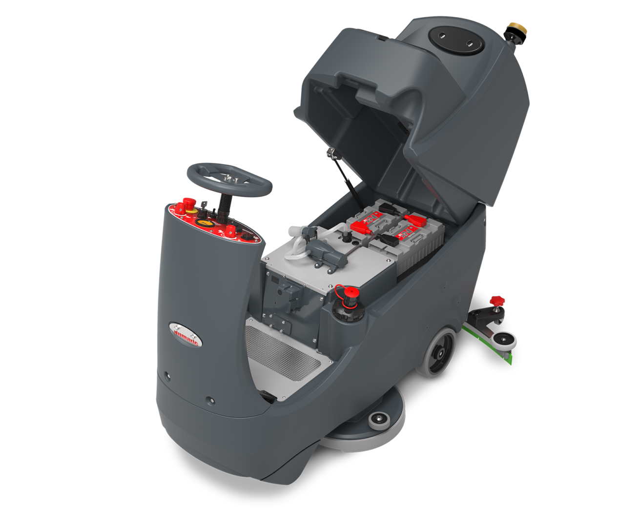 Numatic CRL 2128/100T 28" Compact Ride-on Scrubber