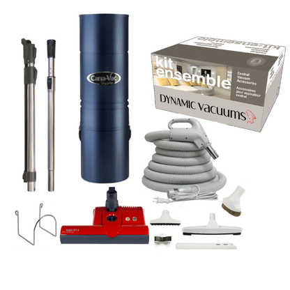 CanaVac CV790 Central Vacuum System with Deluxe SEBO ET-2 Powerhead Package