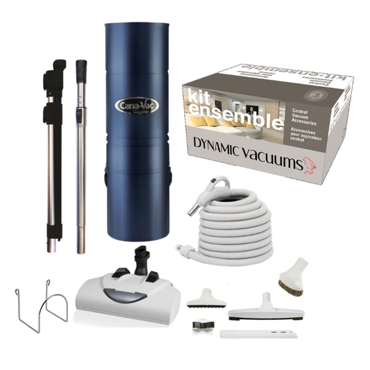 CanaVac CV790 Central Vacuum System with Wessel Werk EBK360 Powerhead Package