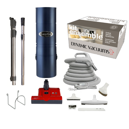 CanaVac CV790 Central Vacuum System with Deluxe SEBO ET-1 Powerhead Package