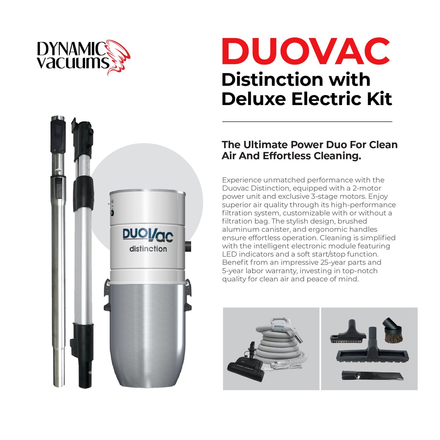 Duovac Distinction with Deluxe Electric Kit