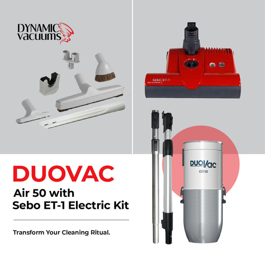 Duovac Air 50 with Sebo ET-1 Electric Kit