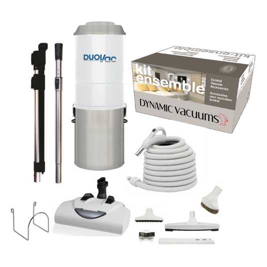 Duovac Distinction Central Vacuum System With Premium Attachment Package