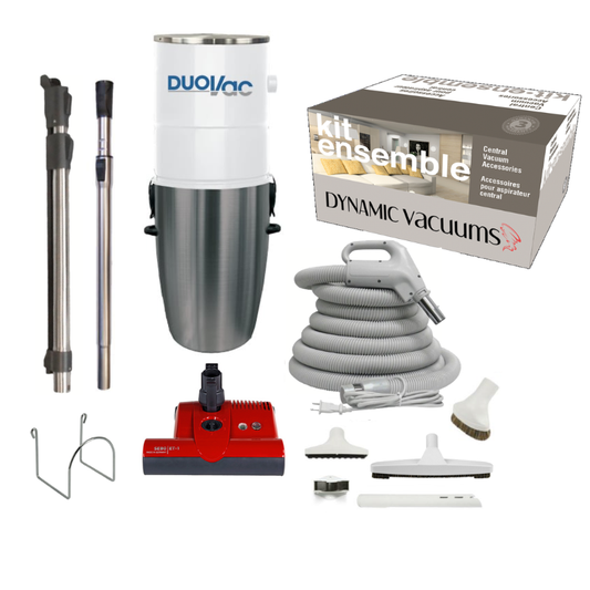 Duovac Star Central Vacuum System with Sebo ET-1 Electric Attachment Package