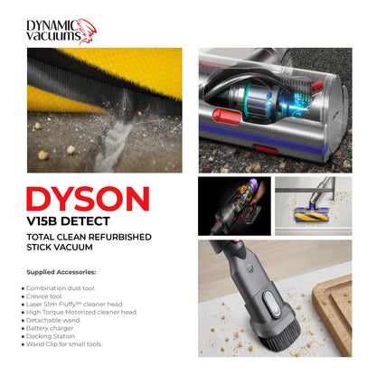 Dyson V15B Detect Total Clean Refurbished Stick Vacuum